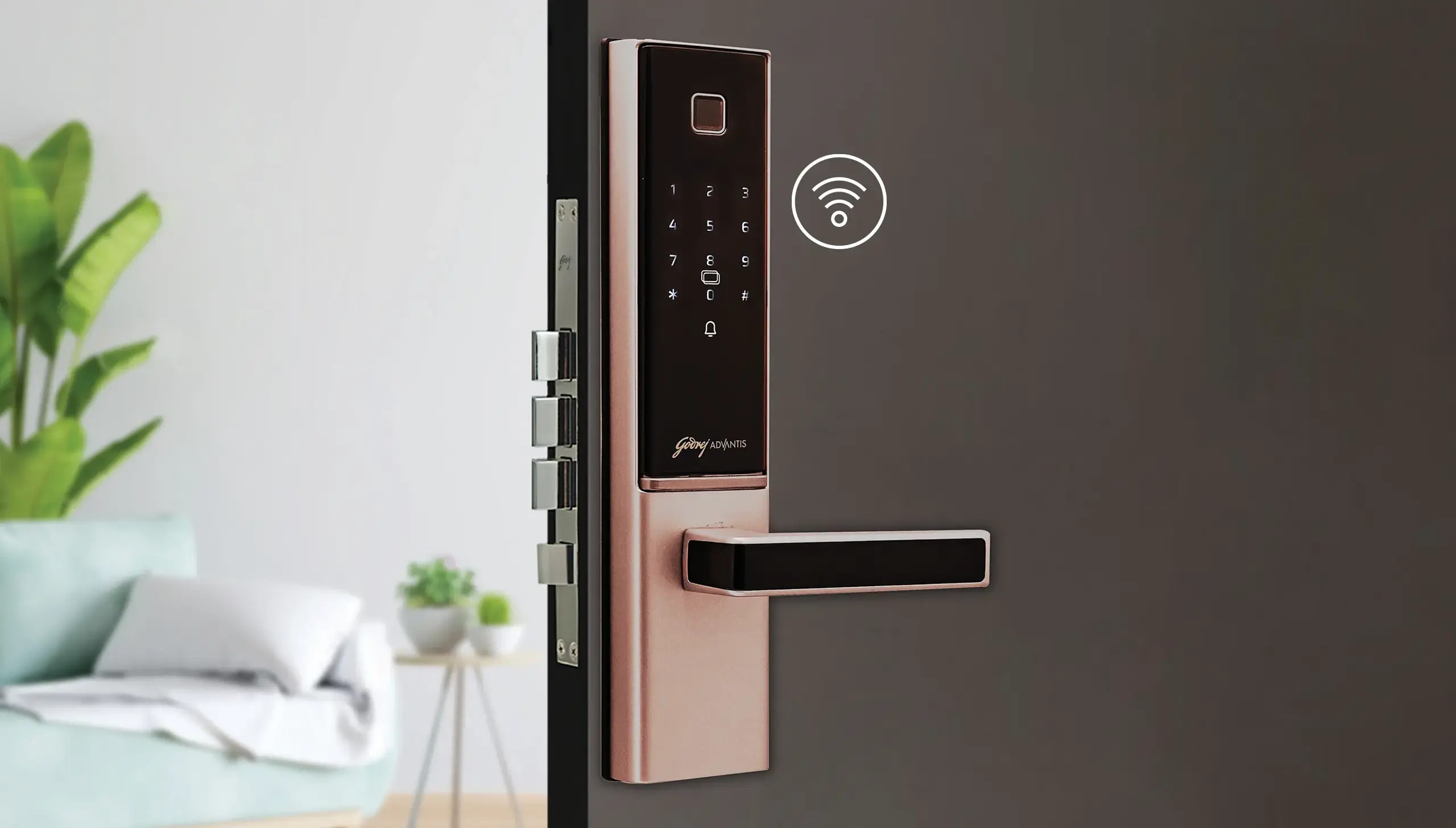 Godrej GSL, D1, Digital locks, smart lock, fingerprint lock