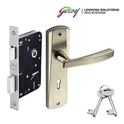 Godrej mortise lock, hardware, SS, door handle, lock, 6 lever, europrofile, pic cylinder, with, without key, ultro ultra xl, fittings